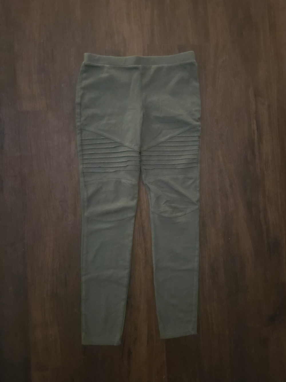 Target Olive Green Moto-Detail Girls' Leggings
